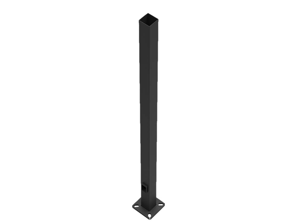 11 Gauge Steel Drilled Pole 4 inch x 10 ft Bronze S3563