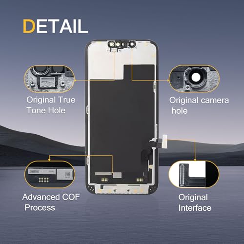 iPhone 11 LCD Screen Replacement 6.1" 3D Touch Display Digitizer Assembly with Repair Tool Kits C610250