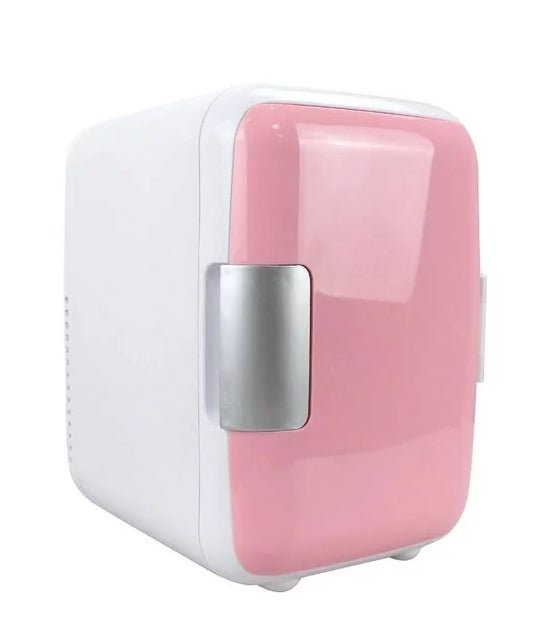 Pink 4L Portable Cooler Warmer Mini Fridge V326