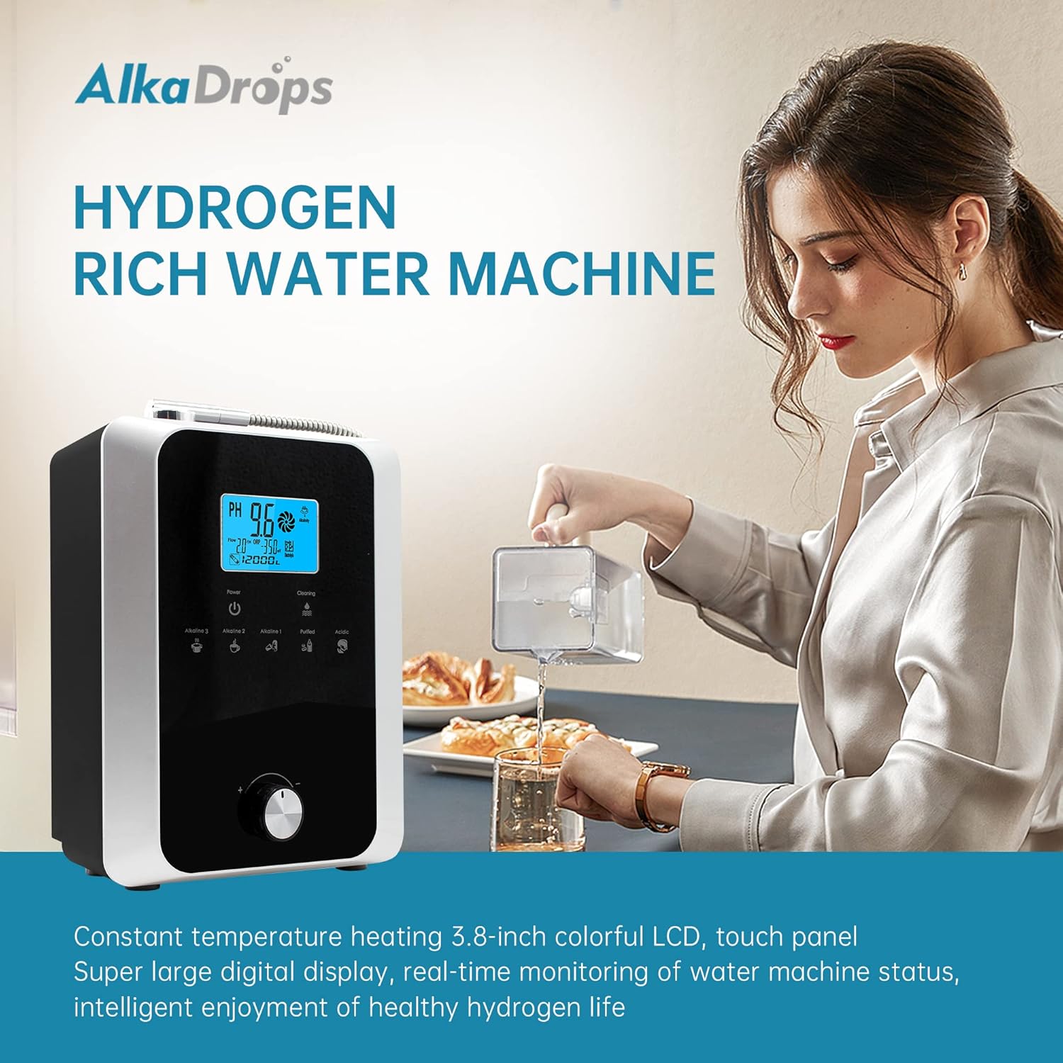 11 Plate Electrode Alkaline Acid Water Machine O42874