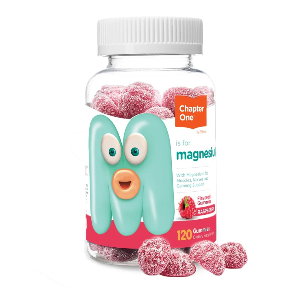 Magnesium Gummies, Raspberry Flavor, 120 Gummies I429526