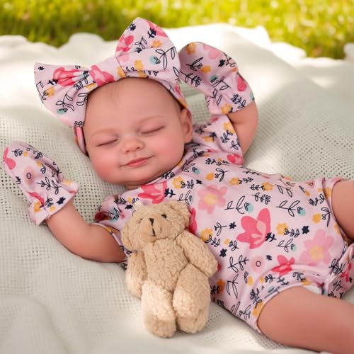 17-Inch Silicone Full Body Reborn Baby Doll F8023