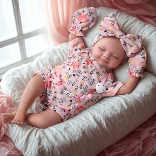 17-Inch Silicone Full Body Reborn Baby Doll F8023