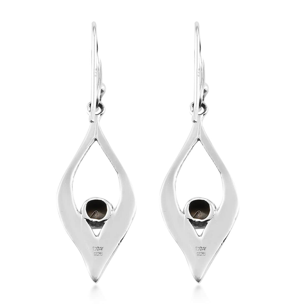 0.3 Ct Blue Diamond 925 Sterling Silver Dangle Earrings X242530