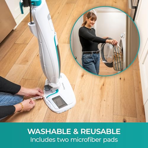 Steam Mop with 2 Washable Pads U3543
