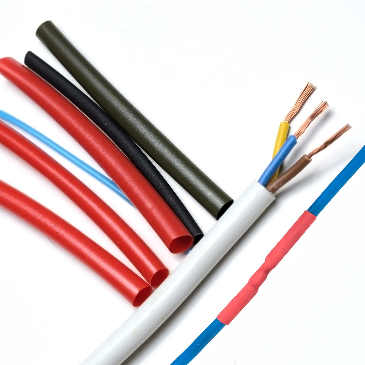 18mm Dia 33ft 4:1 Dual Wall Adhesive Lined Black Heat Shrink Tubing Q239