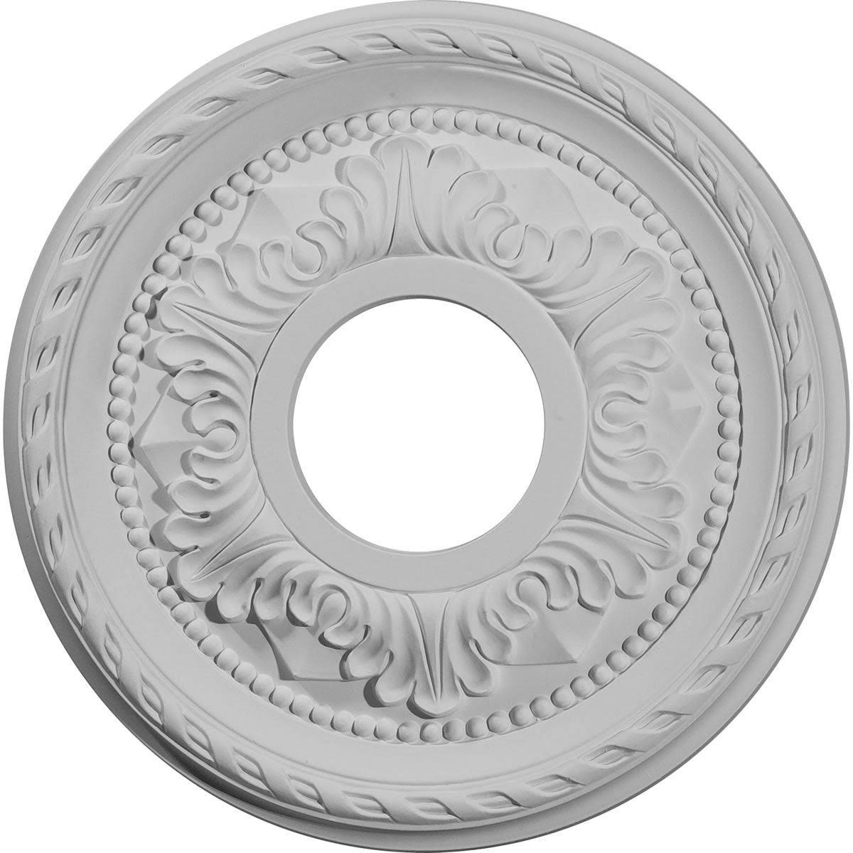 12 1/8x22OD x 3 1/2x22ID x 1x22P Hand-Painted Rubbed Bronze Ceiling Medallion H446