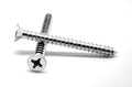 #6-20 x 3 Sheet Metal Screw Phillips Flat Head Type AB Low Carbon Steel Zinc Plated C439