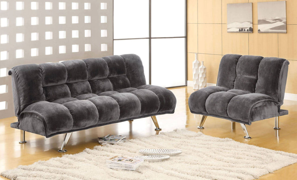 Gray Futon Sofa G37306