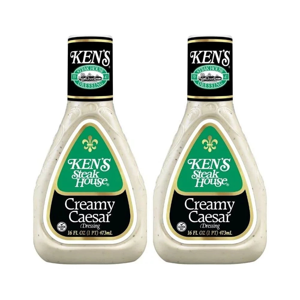 Creamy Caesar Dressing, 16 FL OZ Bottle (Pack Of 2 Bottles) M70929