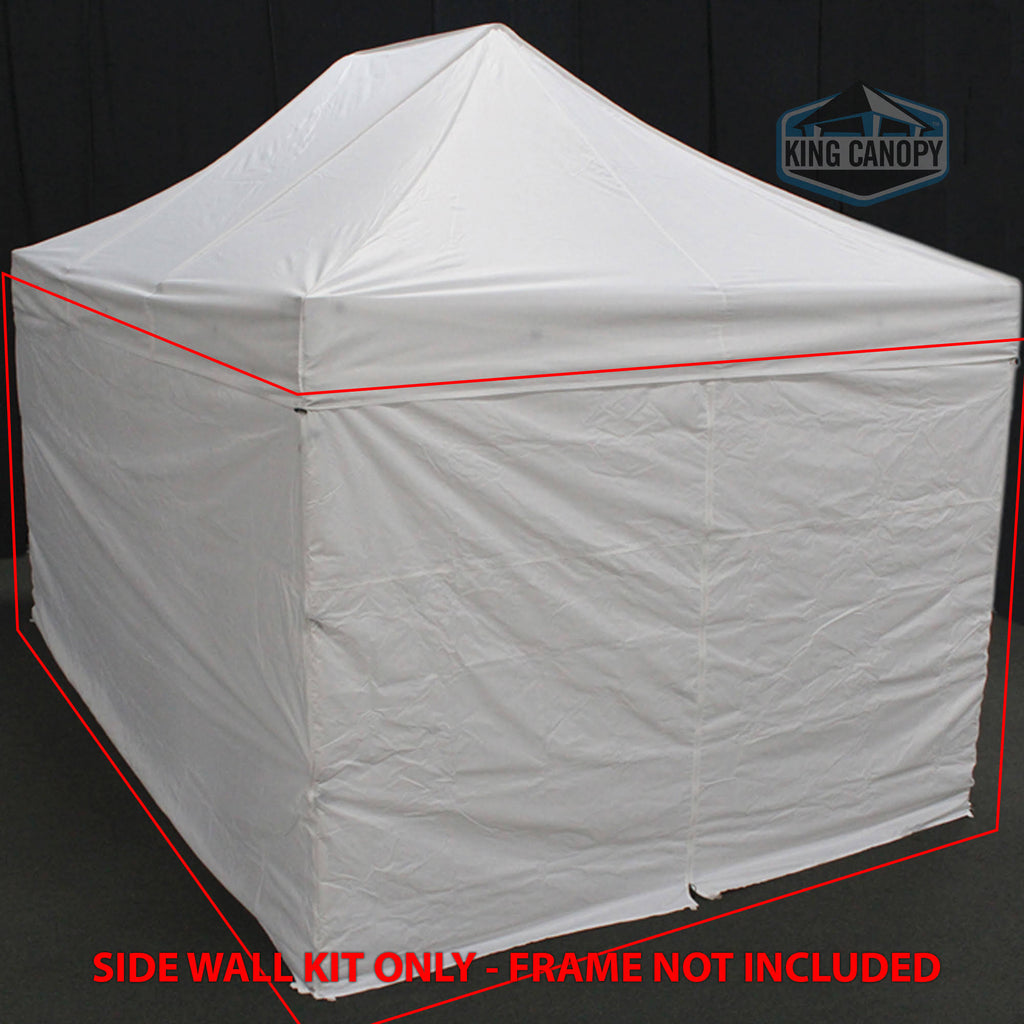10 x 15 ft. 4 Pk. Instant Canopy Side Walls White D310
