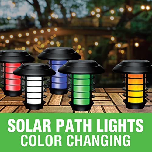 Solar Pathway Lights, 4 Packs Z98739