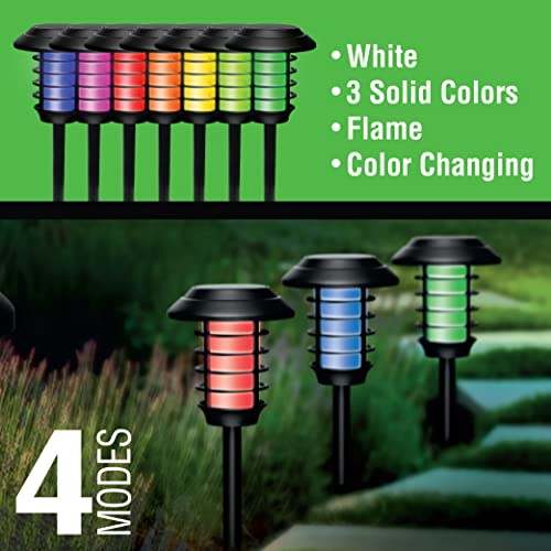 Solar Pathway Lights, 4 Packs Z98739