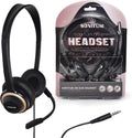 10 Pack Noise Canceling Over-Ear Computer Headset With Microphone P7364