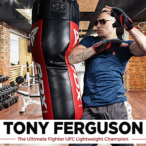 Pre-Curved Maya Hide Leather MMA Gloves A546