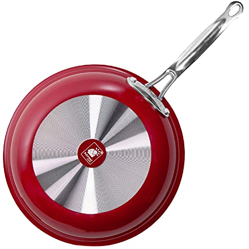 10 inch Ceramic Copper Non-Stick Fry Pan J203308