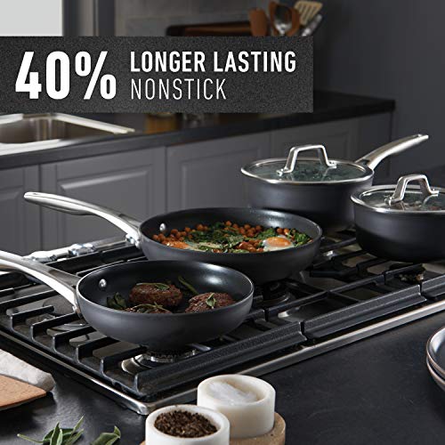 11-Piece Nonstick Black Pots and Pans Set L72805