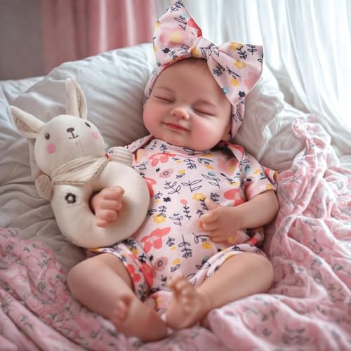 17-Inch Silicone Full Body Reborn Baby Doll F8023