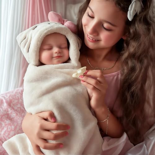 17-Inch Silicone Full Body Reborn Baby Doll F8023