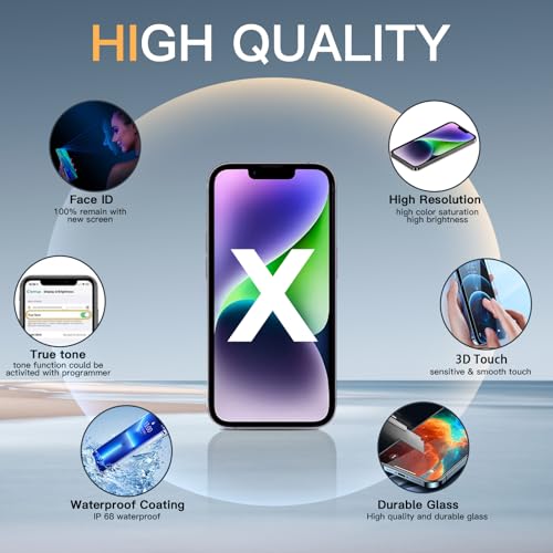 iPhone 11 LCD Screen Replacement 6.1" 3D Touch Display Digitizer Assembly with Repair Tool Kits C610250