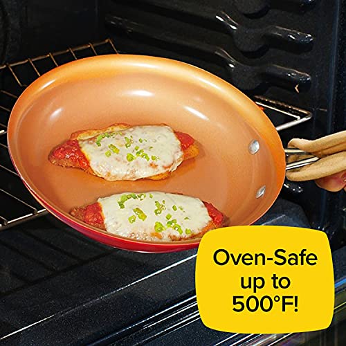 10 inch Ceramic Copper Non-Stick Fry Pan J203308