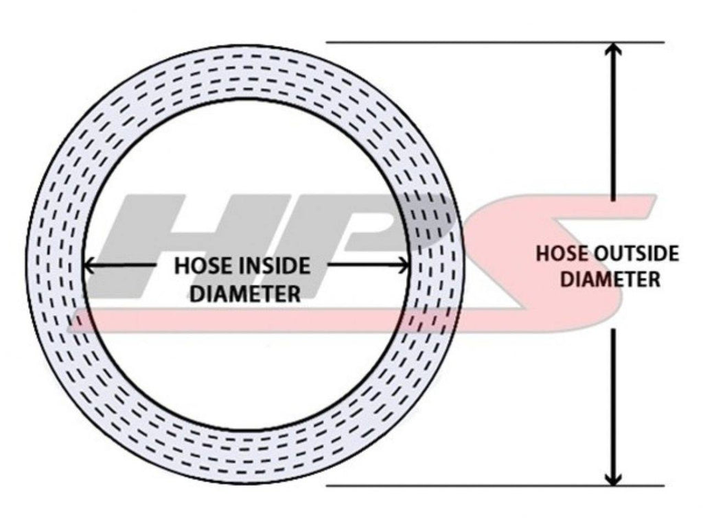 10 Feet Red Reinforced Silicone Heater Hose W970324