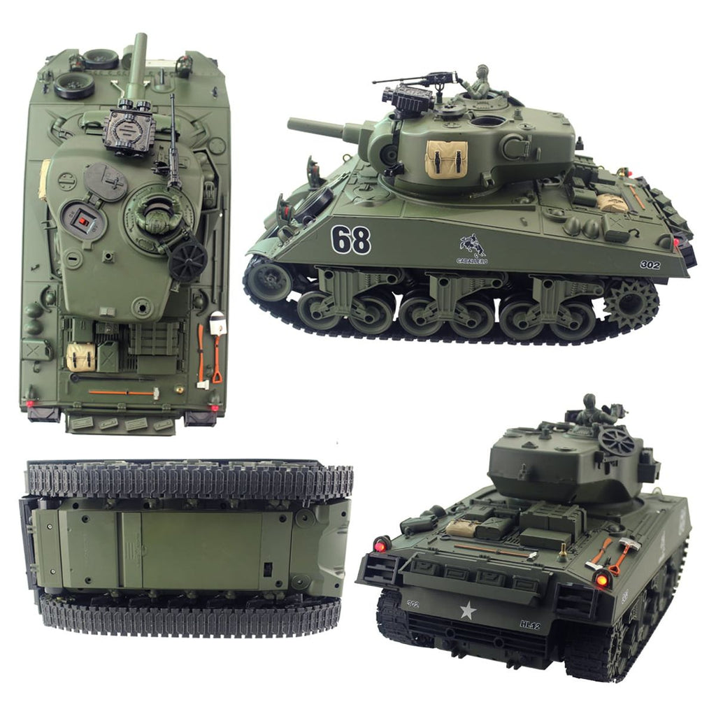 1/20 RC Shooting Ball Tank Toys with 100 BB Bullets G53027