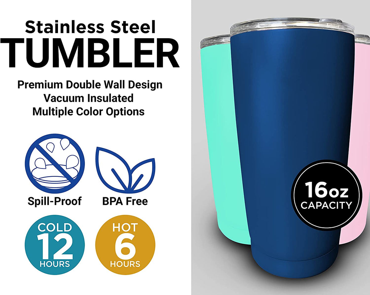 32 oz Engraved Insulated Double Wall Stainless Steel Water Bottle Tumbler P1195