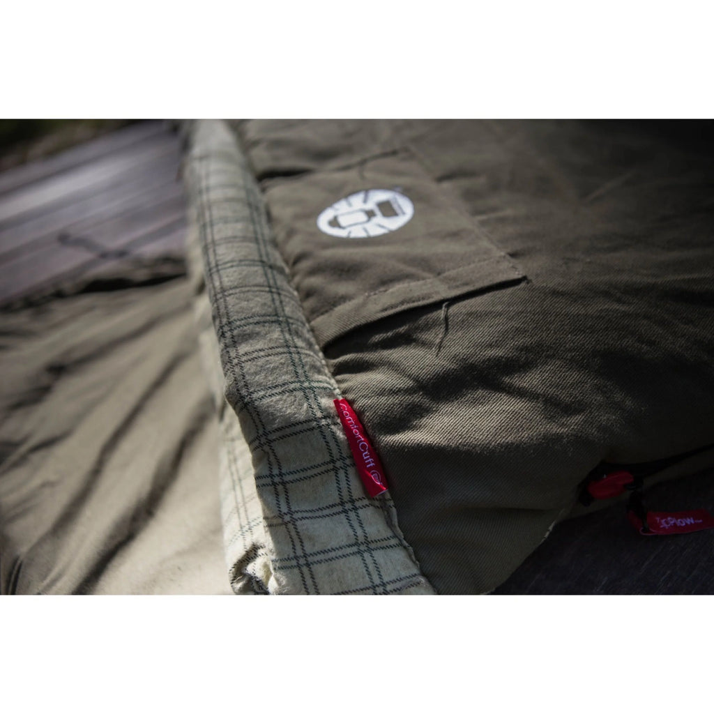 0-Degree Rectangular Sleeping Bag, Brown, 40"x84" B42864