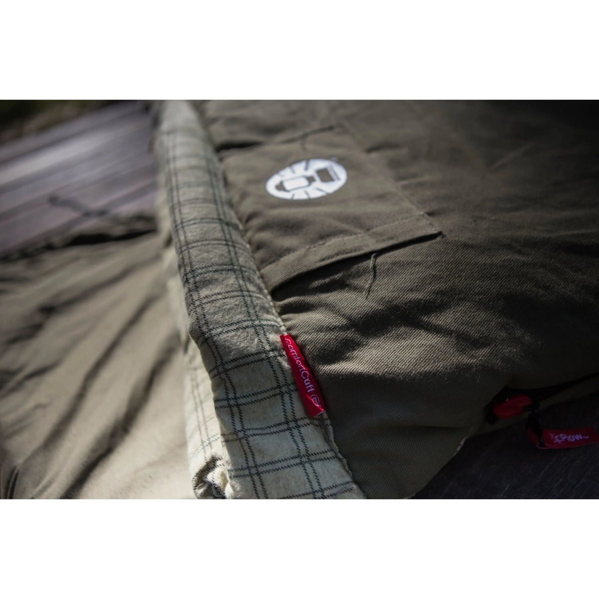 0-Degree Rectangular Sleeping Bag, Brown, 40"x84" B42864