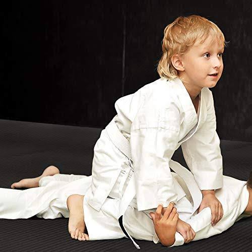 1 inch Thick Martial Arts Foam Exercise Mat, Tatami Pattern J728144